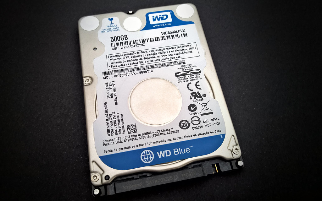 WD Blue WD5000LPVX HDD
