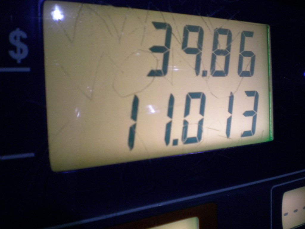 The total gas bill