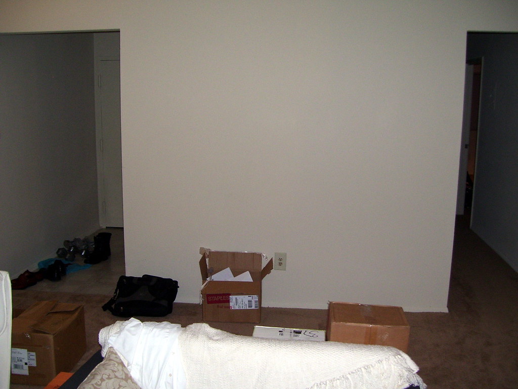 Empty Wall in Living Room