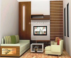 Desain Ruang Keluarga + Ruang Tamu Apartemen - Rumah Tipe 45, 70, 90, 120. Tiny Living Room