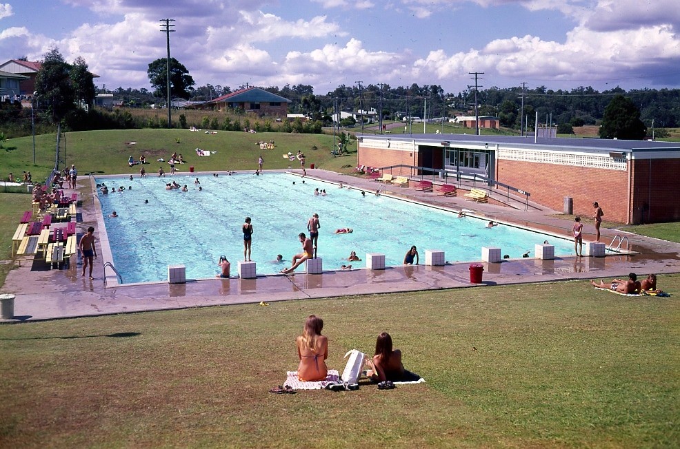 Jindalee swimming pool in Brisbane, Qld - 1970