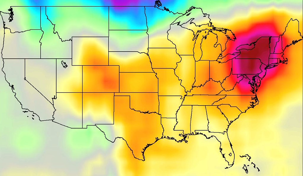 Evolution of U.S. 2011 Heat Wave